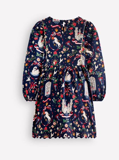 Boden Blue Mabel Twirly Sparkle Dress - image 2