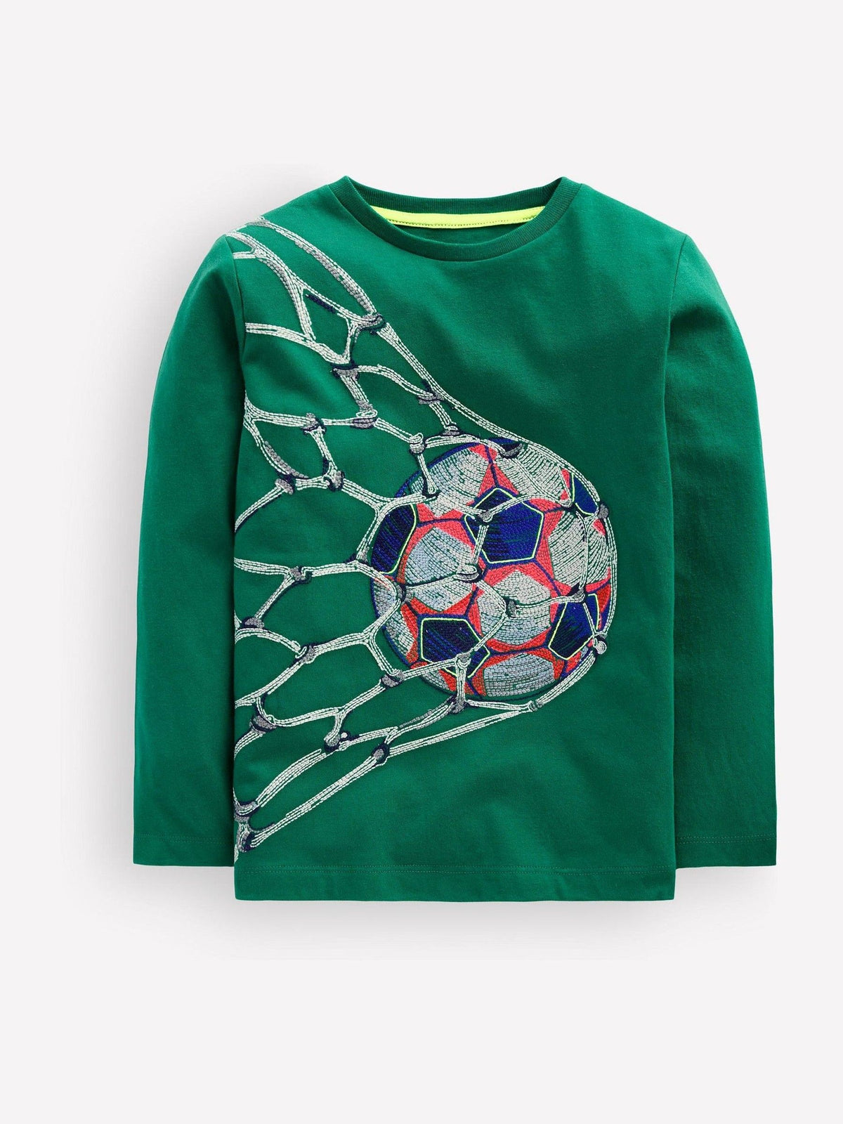 Boden Green Glow Superstitch T-Shirt - image 1