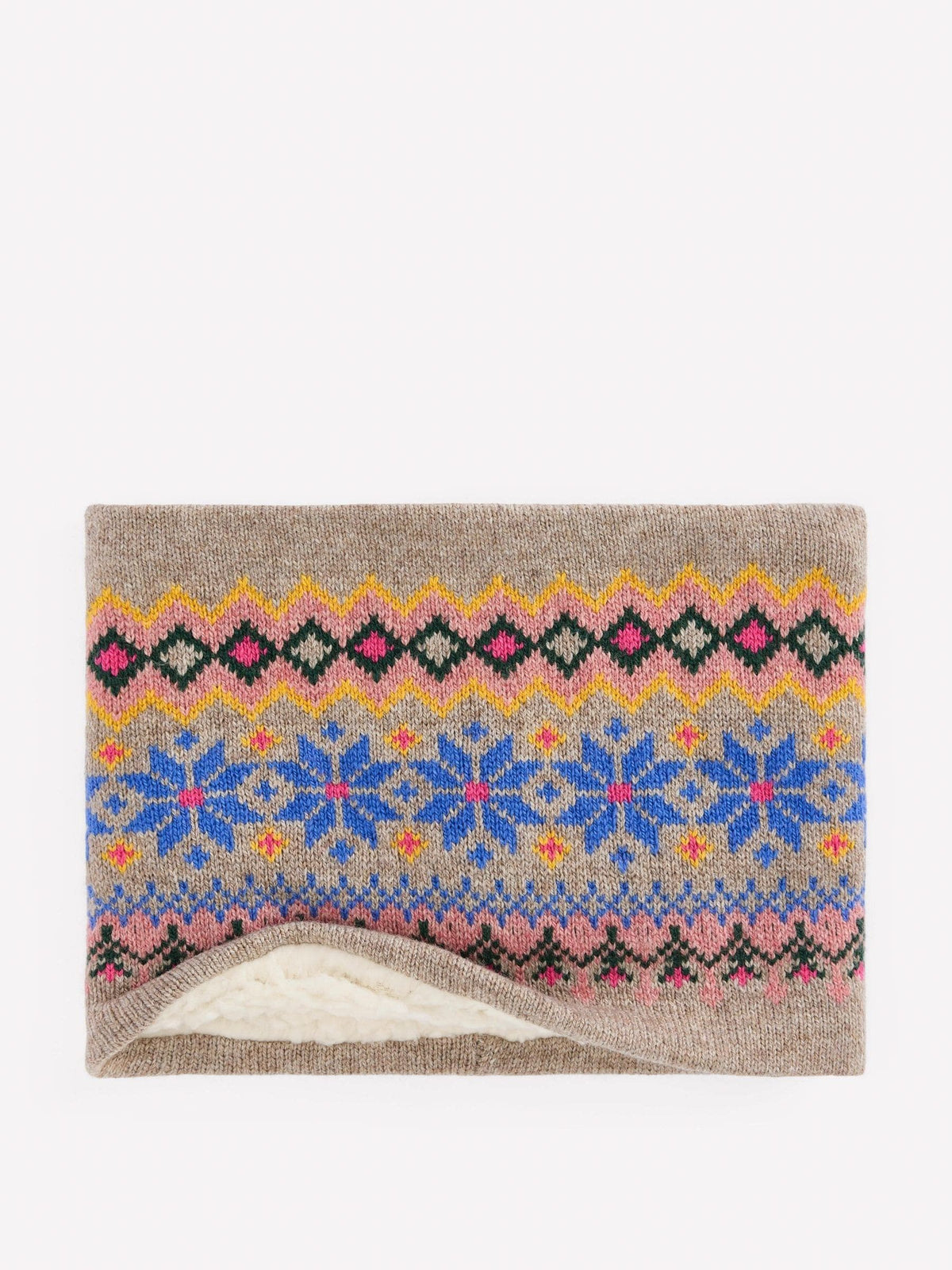 Boden Pink Fair Isle Snood - image 2