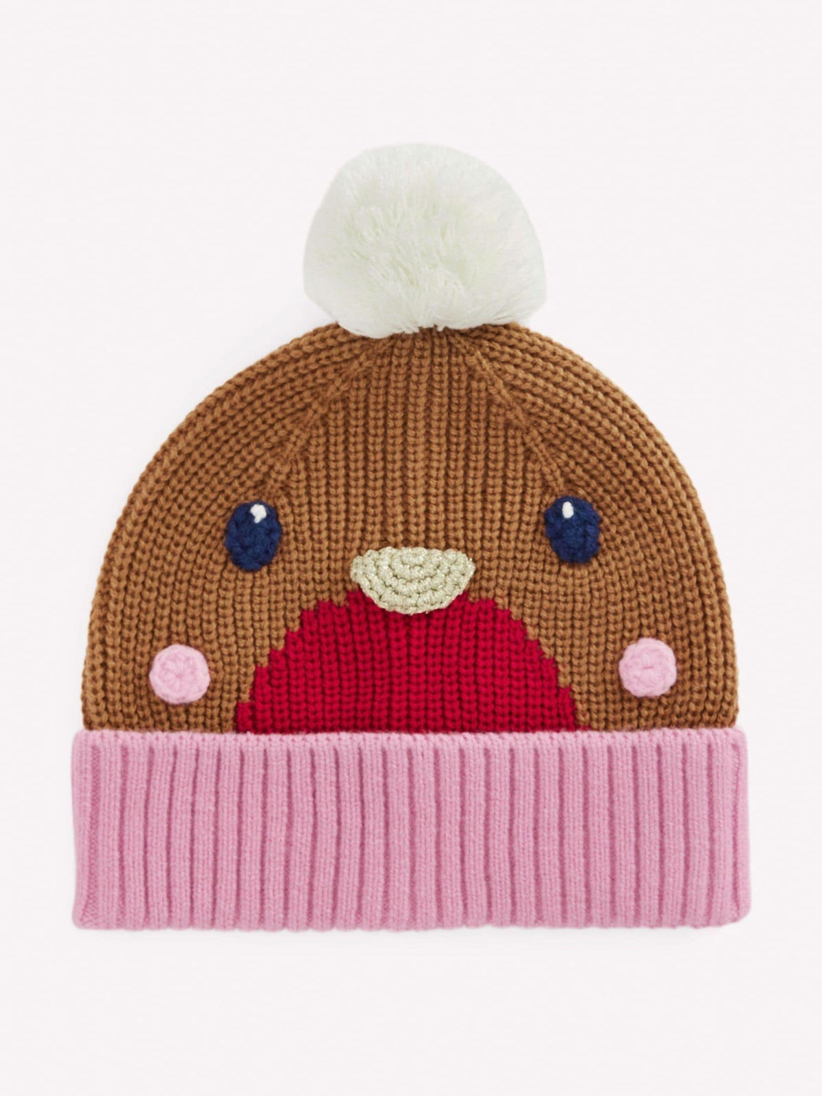 Boden Red Novelty Festive Beanie - image 1