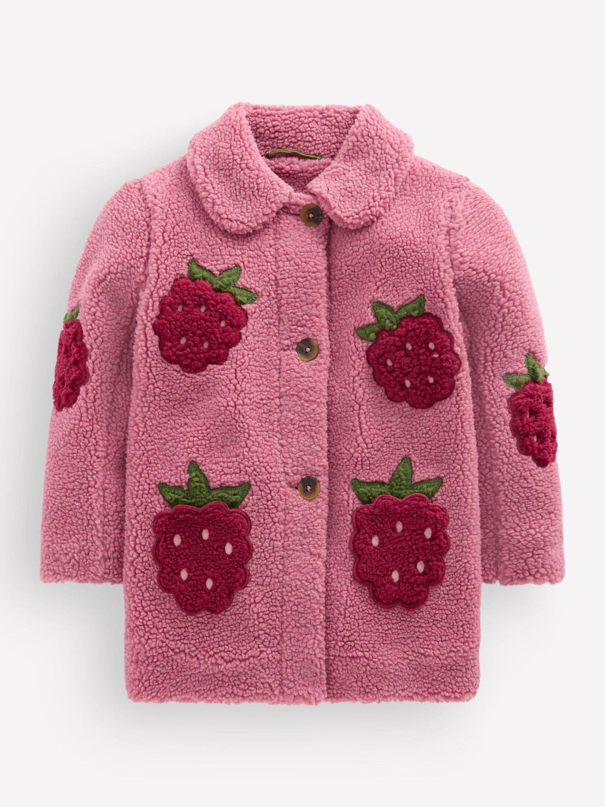 Boden Pink Borg Interest Jacket - image 1