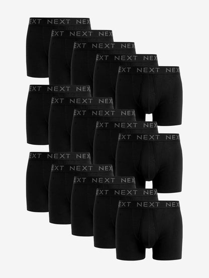 Dsiney Kidz - Black A-Front Cotton Rich Boxers 15 Pack image 1