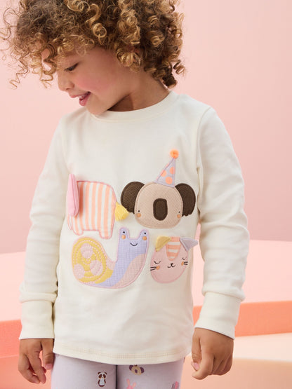 Pastel Character Long Sleeve Snuggle Pyjamas 3 Pack (9mths-16yrs)