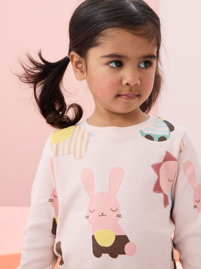 Pastel Character Long Sleeve Snuggle Pyjamas 3 Pack (9mths-16yrs)