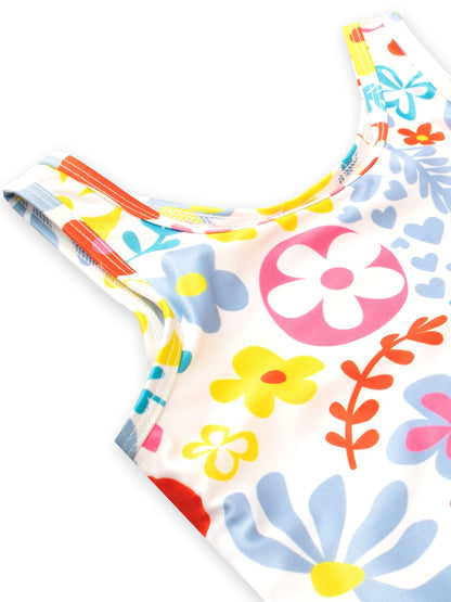 Harry Bear Grey Pattern Flower Swimsuit image 3