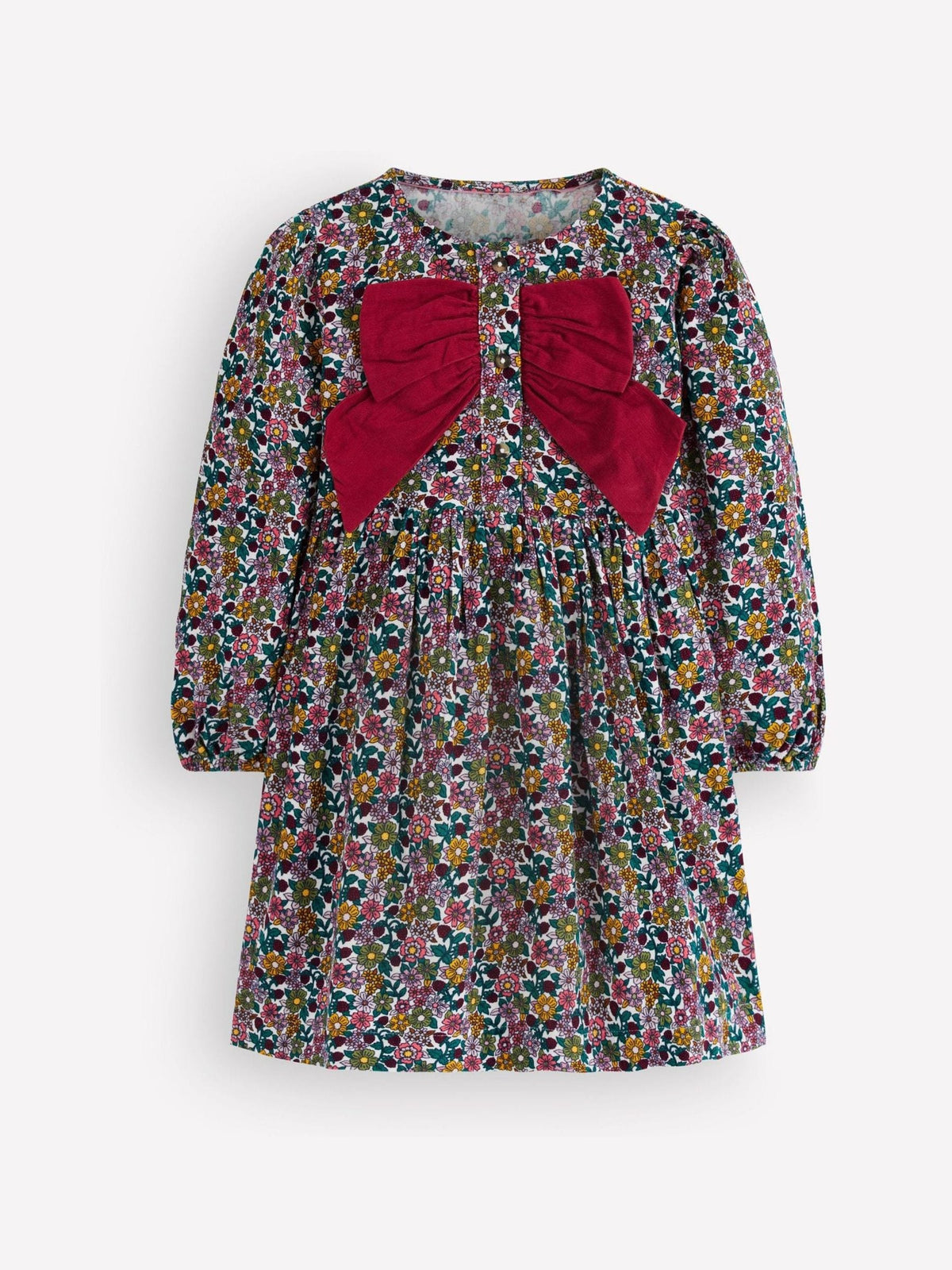 Dsiney Kidz - Boden Green Norah Button-through Bow Dress image 1