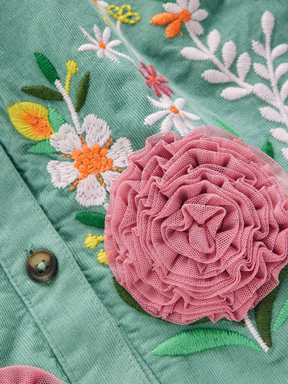 Boden Green Betsy Woven Puff Sleeve Dress - image 3
