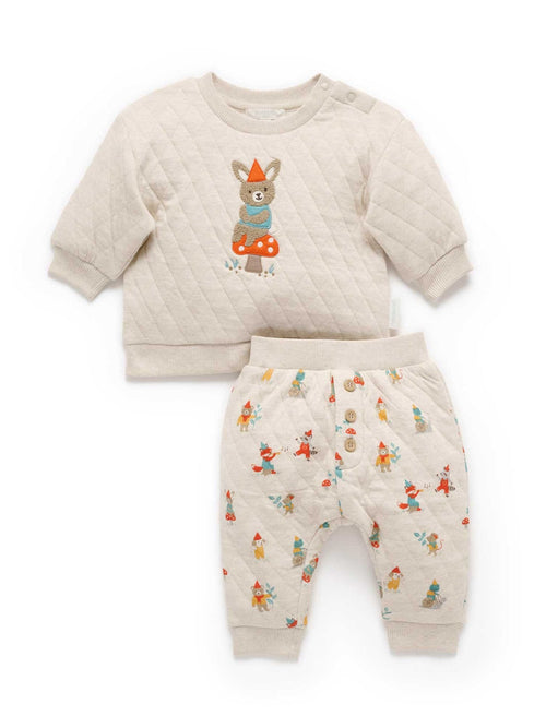 Dsiney Kidz - Purebaby Natural Quilted Track Set image 1