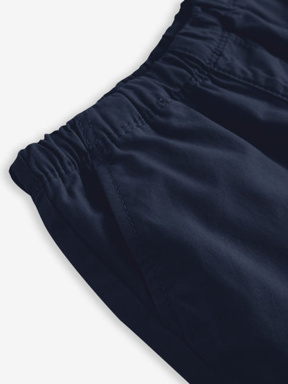 Navy Side Pocket Pull On Trousers (3mths-7yrs) image 3