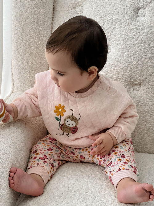 Dsiney Kidz - Purebaby Pink Quilted Track Set image 1
