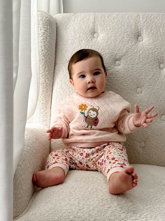 Dsiney Kidz - Purebaby Pink Quilted Track Set image 2