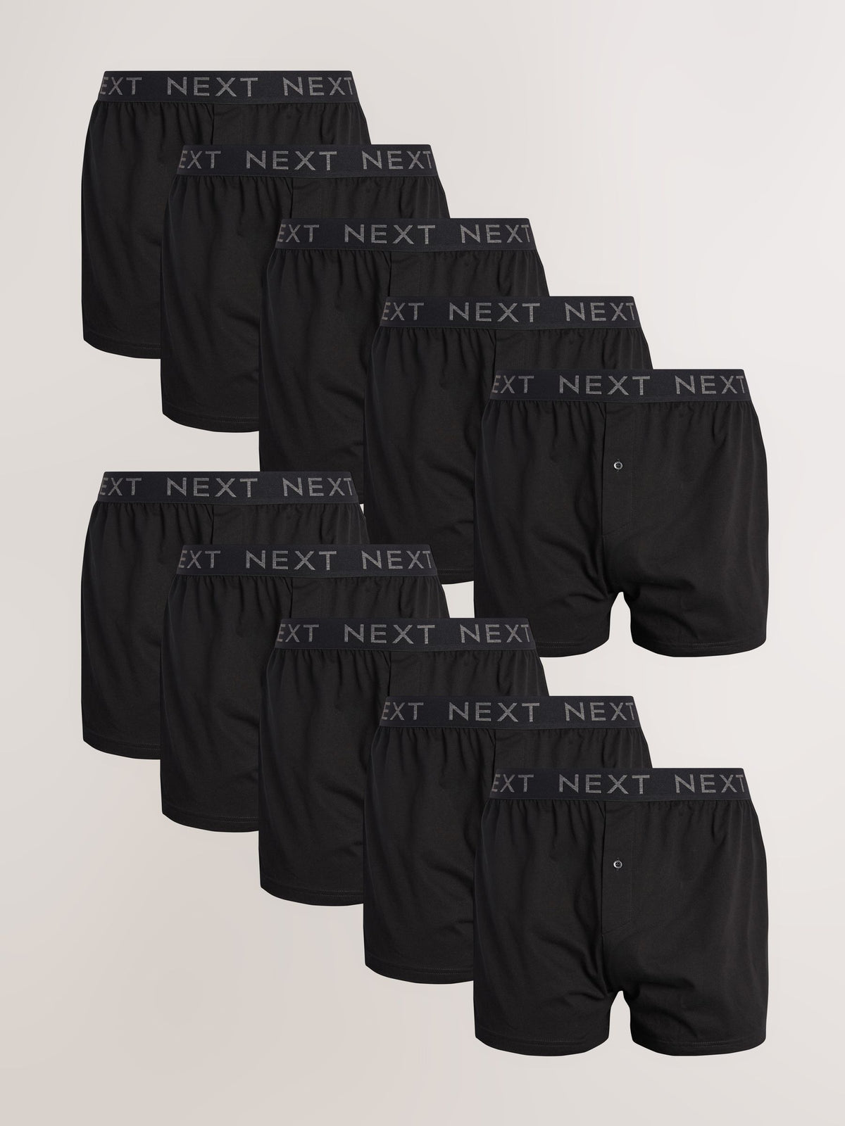 Dsiney Kidz - Black 10 pack Loose Fit Cotton Rich Boxers image 1