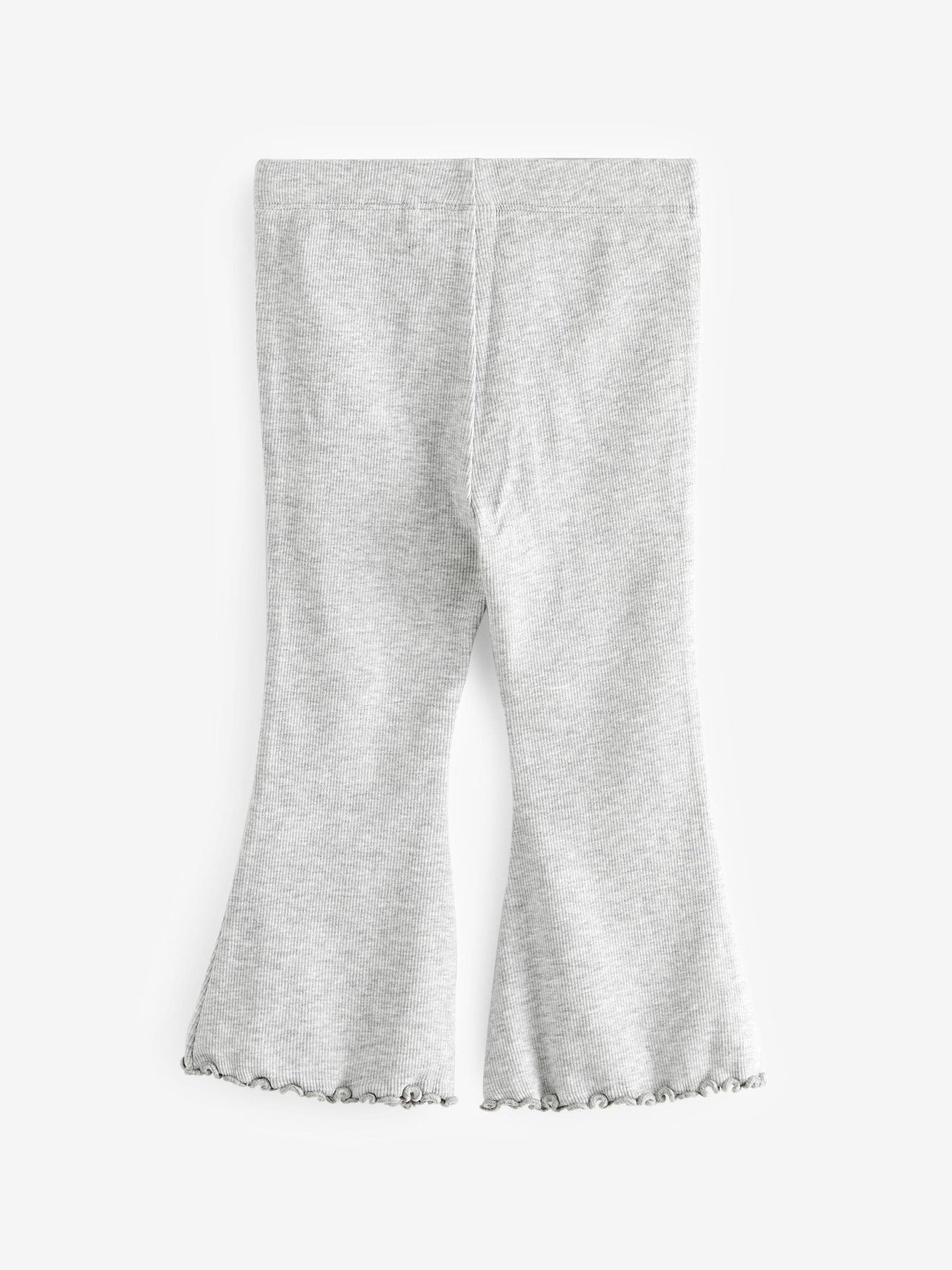 Grey Rib Flare Leggings (3mths-7yrs) image 2