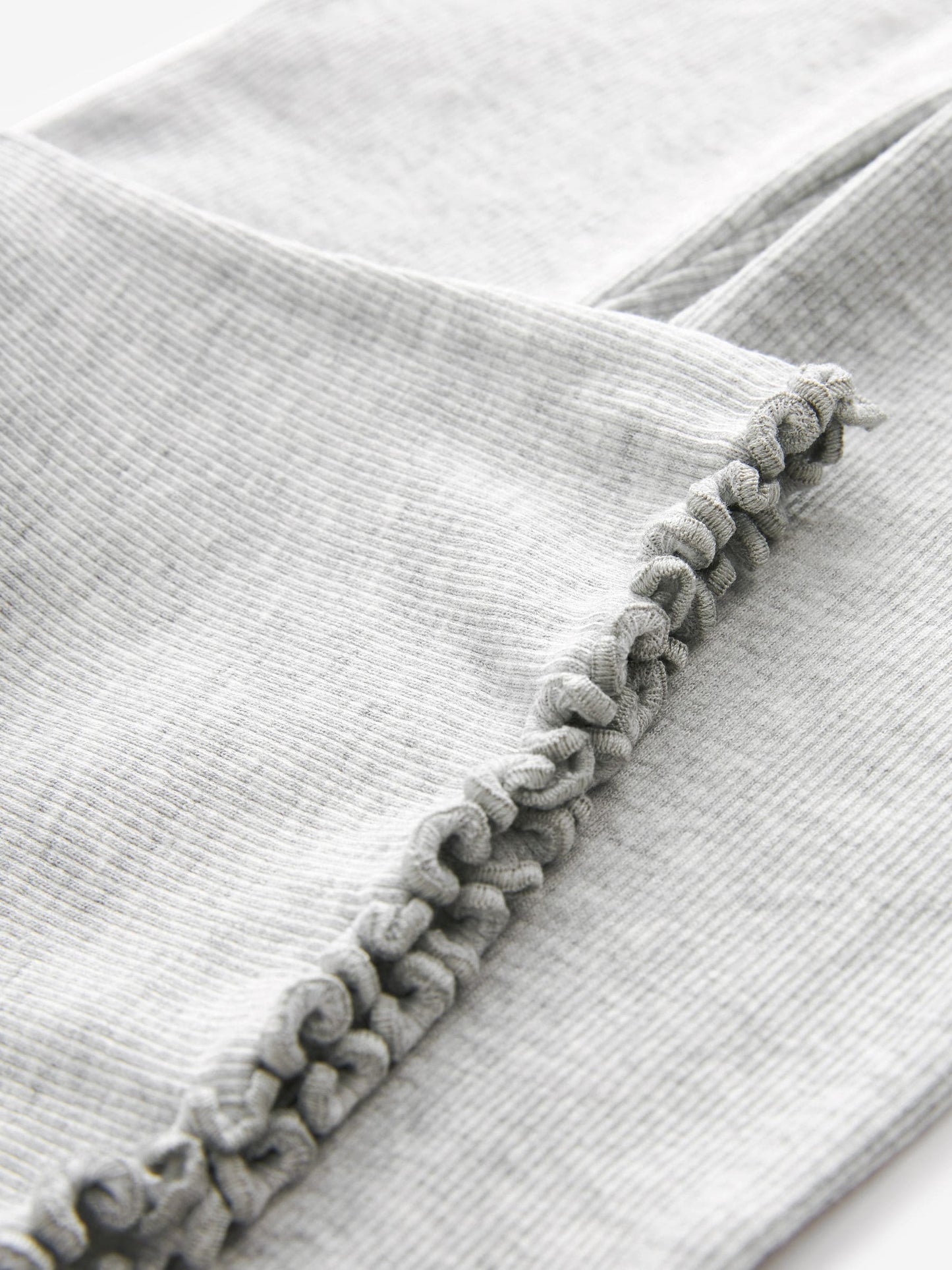 Grey Rib Flare Leggings (3mths-7yrs) image 3