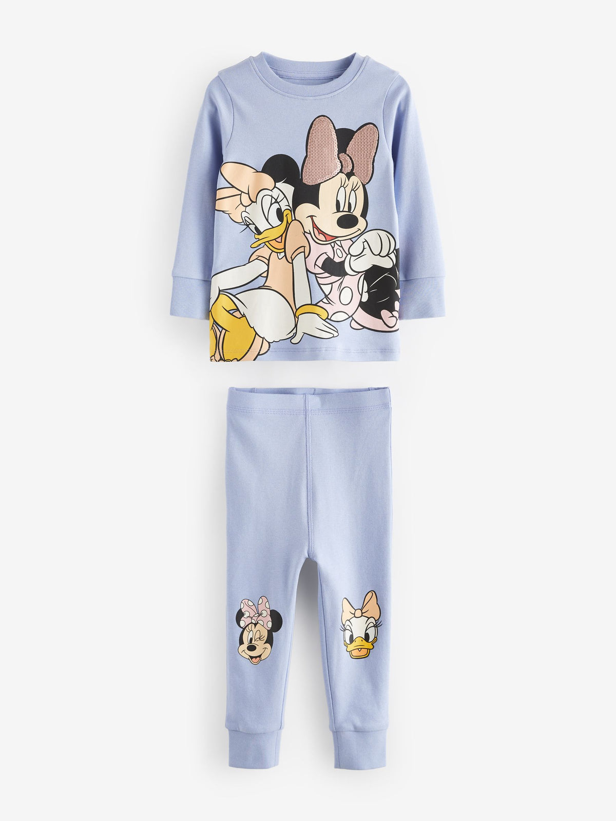Pink/Blue/White Snuggle Pyjamas 3 Pack (9mths-12yrs) - image 12
