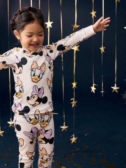 Pink/Blue/White Snuggle Pyjamas 3 Pack (9mths-12yrs) - image 8