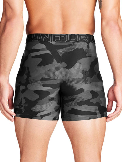Dsiney Kidz - Under Armour Black Print Tech Print 6 Inch Boxers 3 Pack image 3