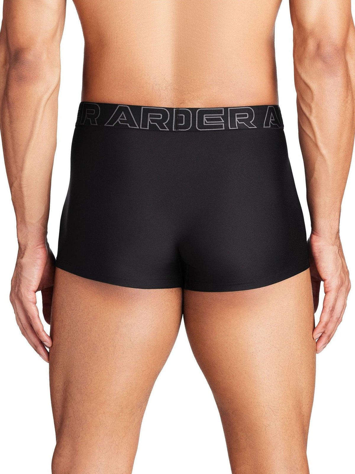 Dsiney Kidz - Under Armour Black Performance Tech 3" Solid Boxers 3 Pack image 3