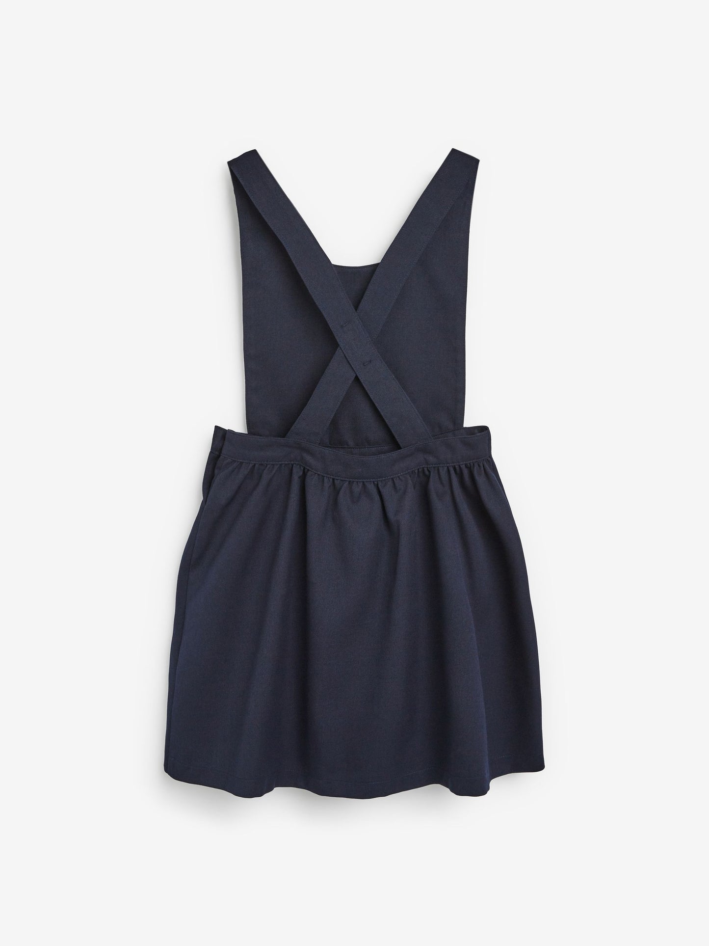 Navy Bow Pocket Detail School Pinafore Dress (3-14yrs) image 6