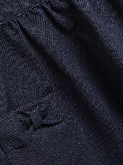 Navy Bow Pocket Detail School Pinafore Dress (3-14yrs) image 7