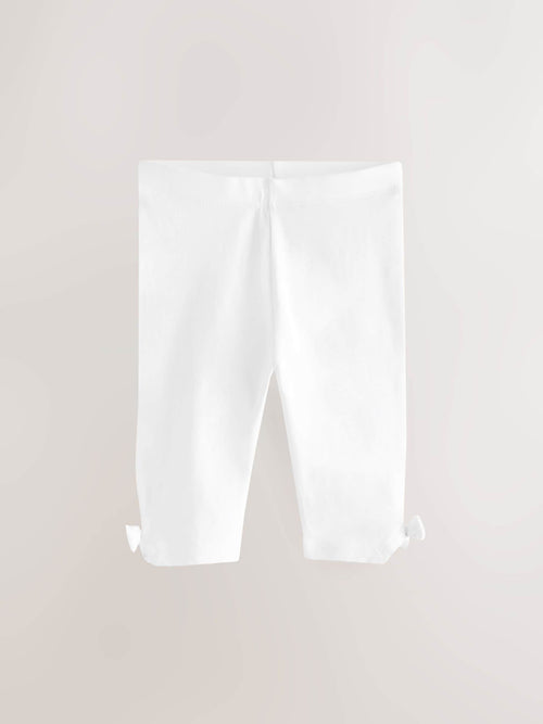 White Cropped Leggings (3mths-7yrs) image 1