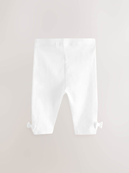 White Cropped Leggings (3mths-7yrs) image 2
