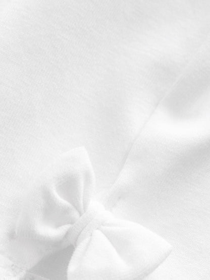 White Cropped Leggings (3mths-7yrs) image 3