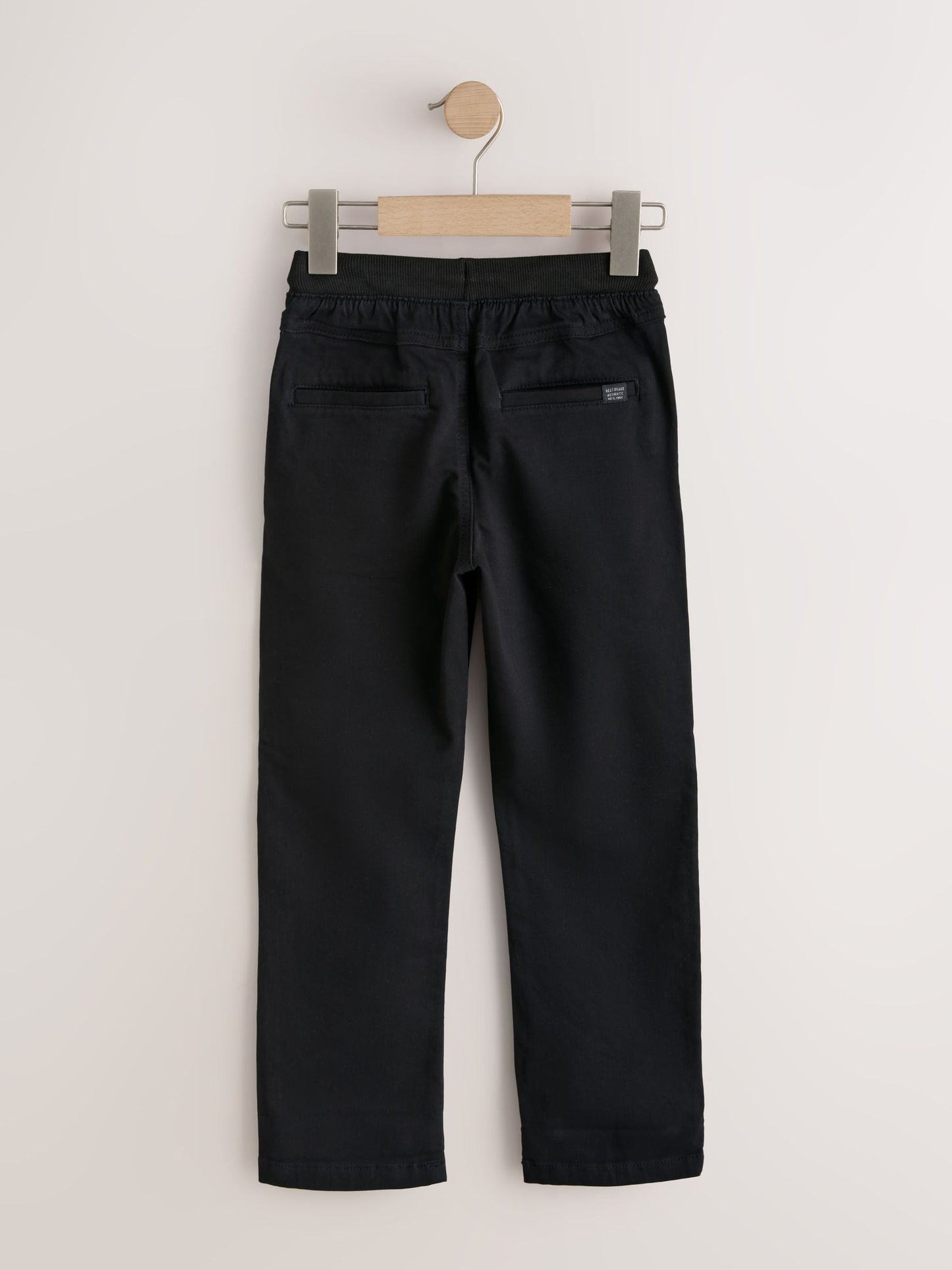 Dsiney Kidz - Black Regular Fit Rib Waist Pull-On Trousers (3-16yrs) image 7