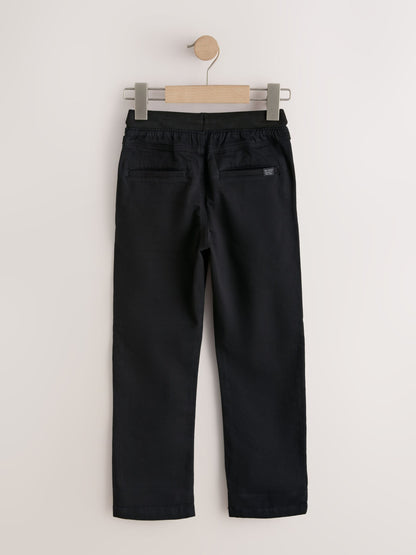 Dsiney Kidz - Black Regular Fit Rib Waist Pull-On Trousers (3-16yrs) image 7