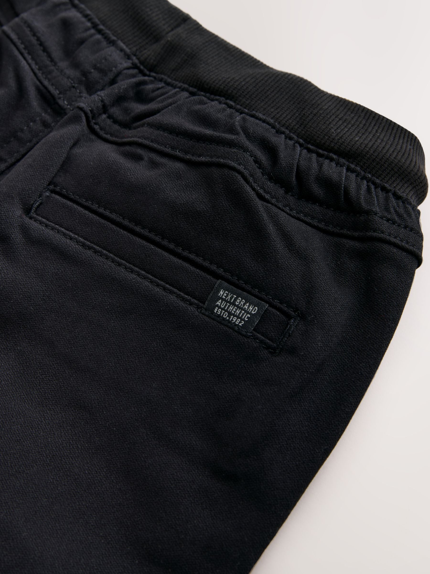Dsiney Kidz - Black Regular Fit Rib Waist Pull-On Trousers (3-16yrs) image 9