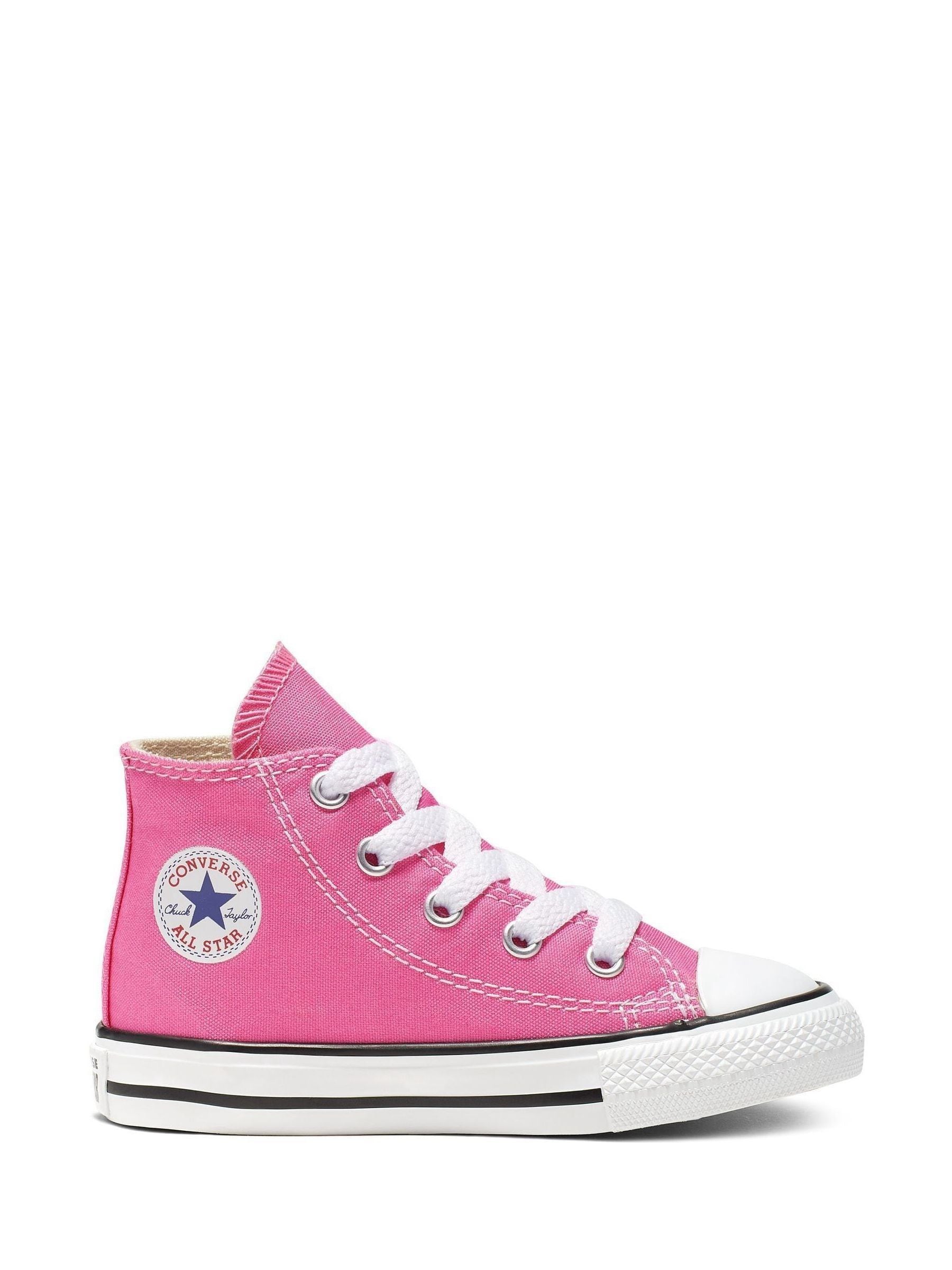 Converse Pink Chuck Taylor All Star High Infant Trainers image 1