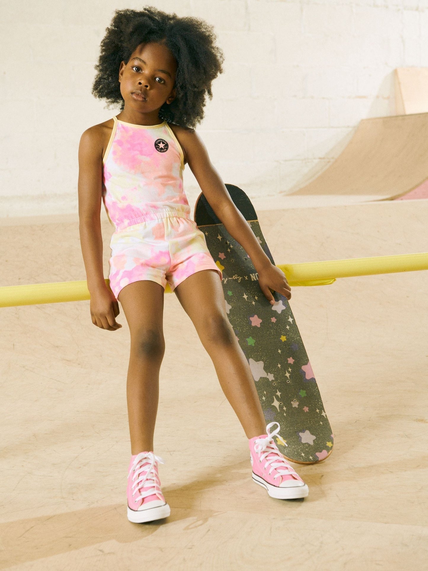 Converse Pink Chuck Taylor All Star High Infant Trainers image 3