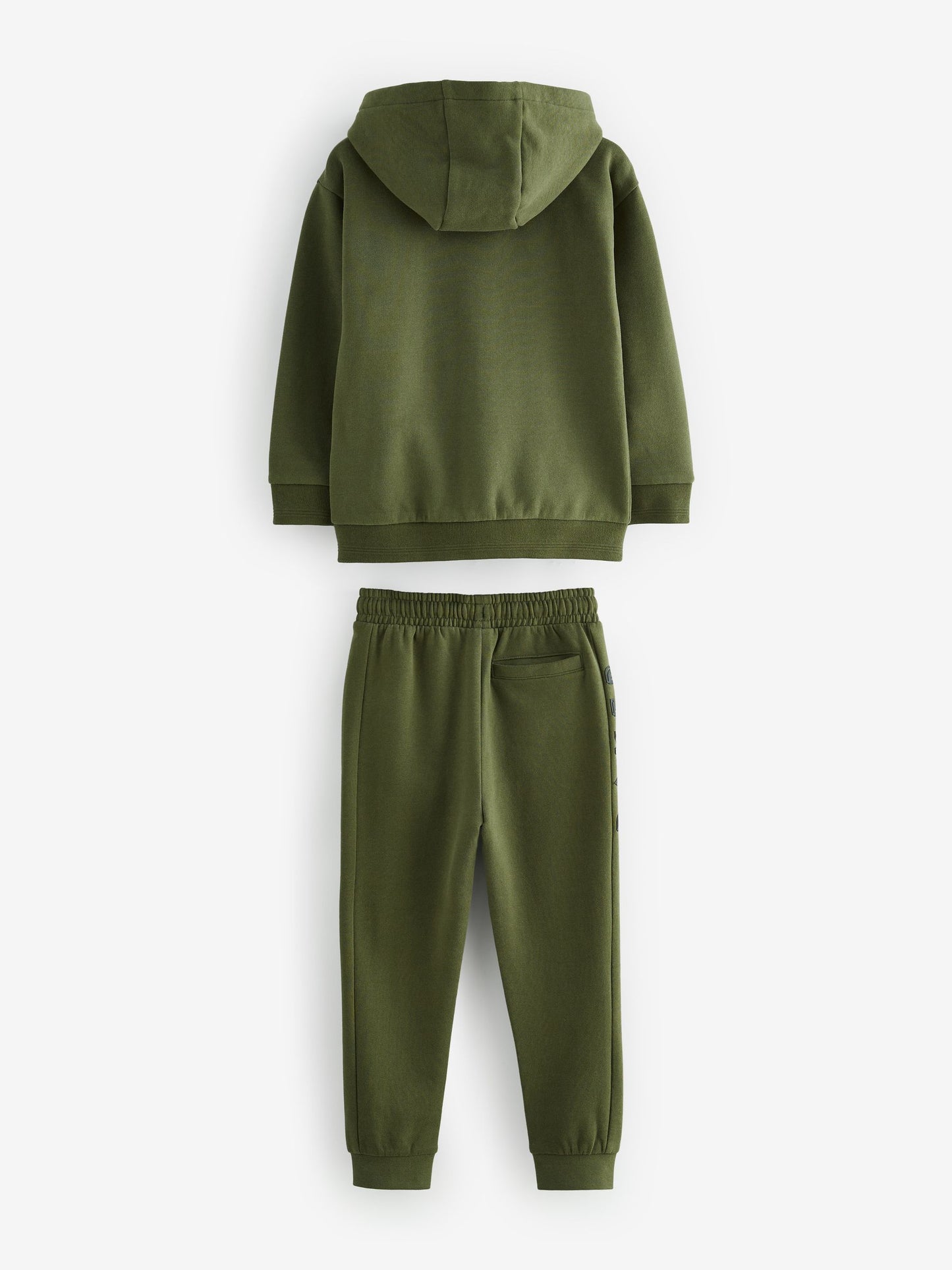 Dsiney Kidz - Baker by Ted Baker Khaki Green Baker by Ted Baker Zip Through Hoodie and Jogger Set image 8