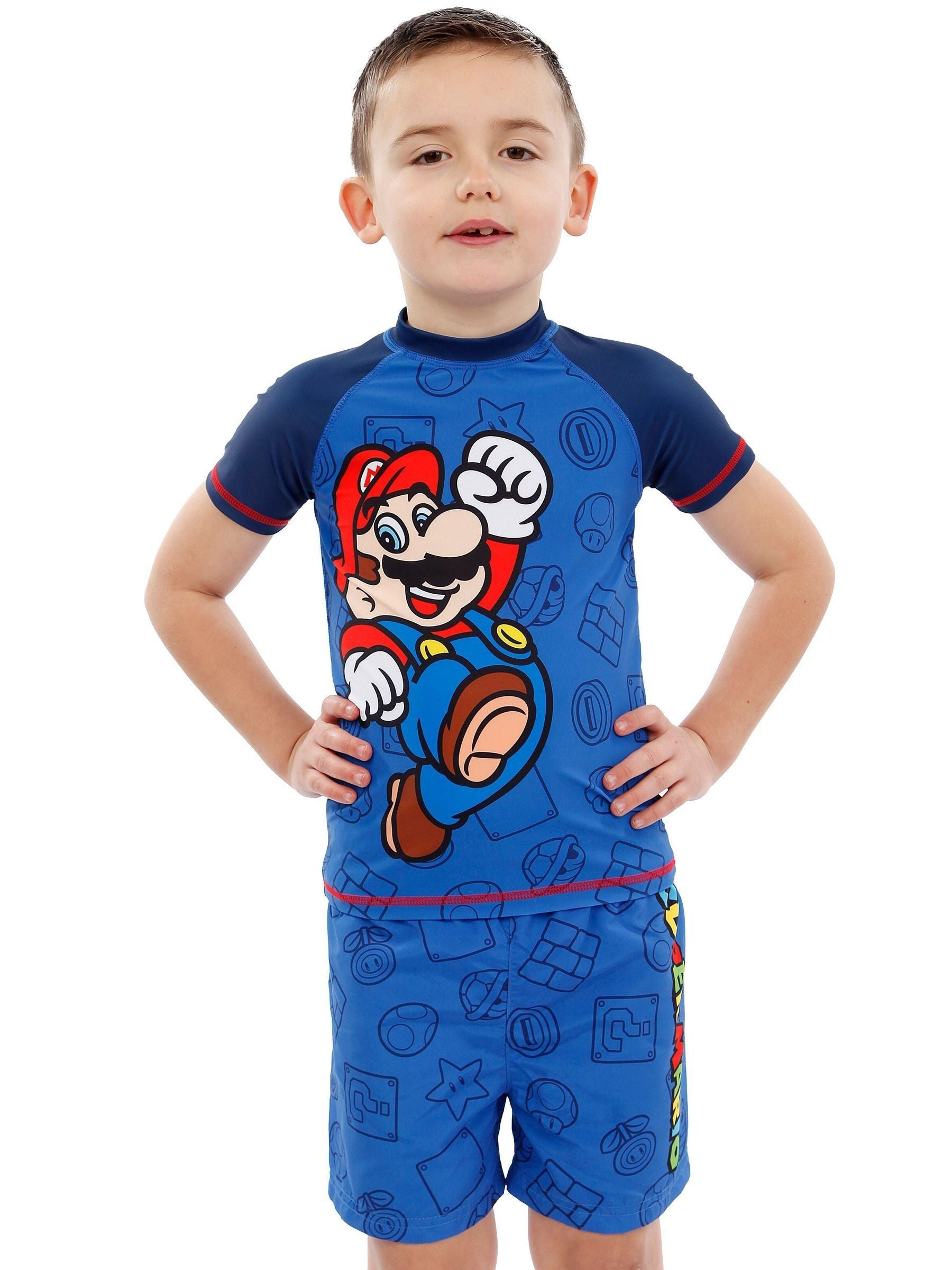 Dsiney Kidz - Character Blue Super Mario Swim Set image 2