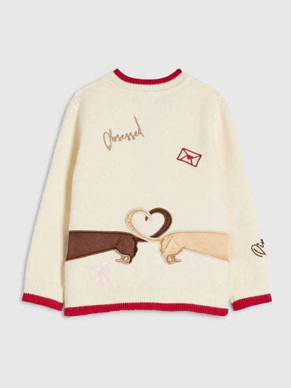 River Island Cream Sausage Dog Cardigan - image 2