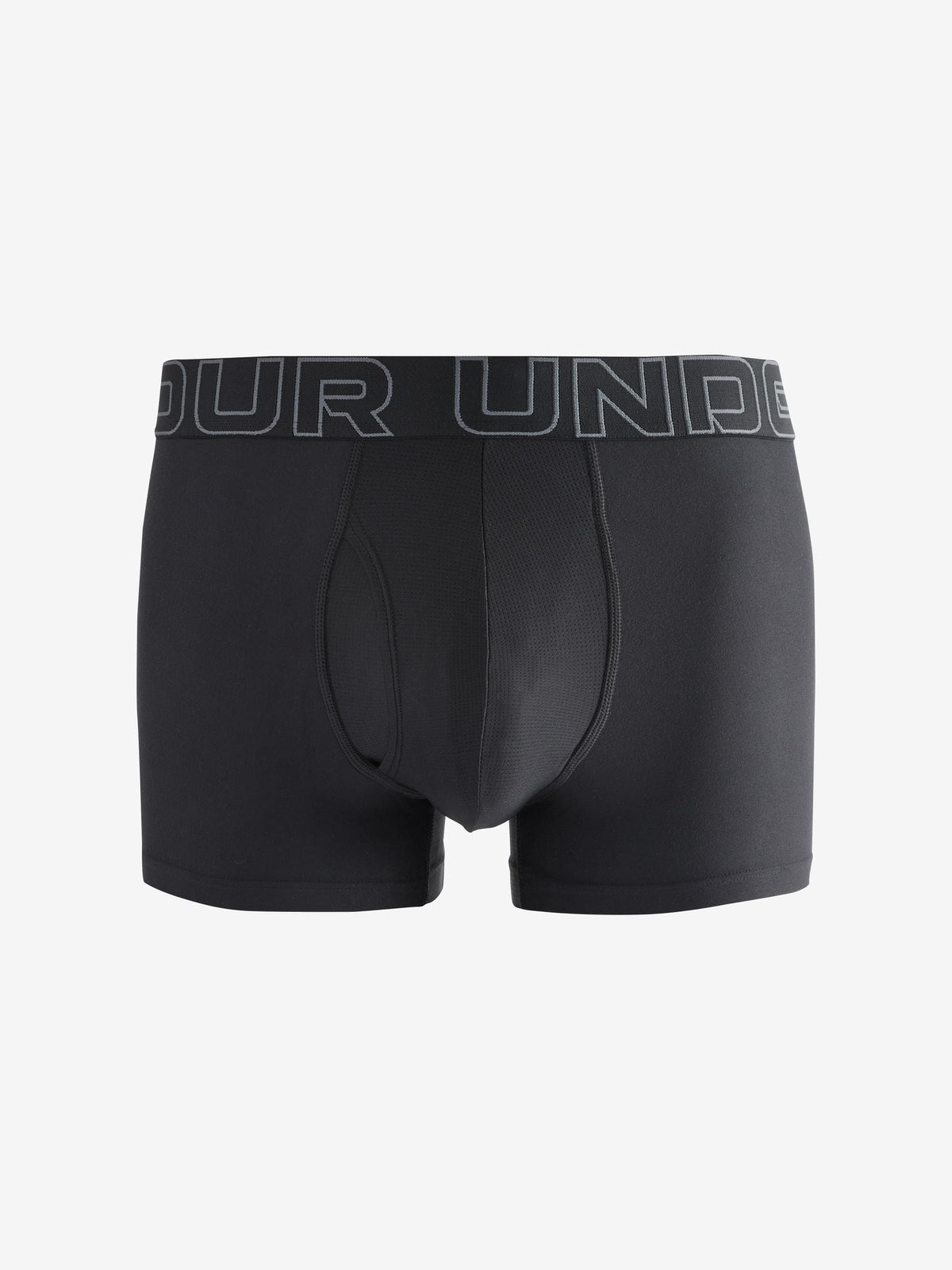 Dsiney Kidz - Under Armour Grey Performance Tech 3" Solid Boxers 3 Pack image 2