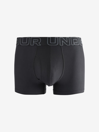 Dsiney Kidz - Under Armour Grey Performance Tech 3" Solid Boxers 3 Pack image 2