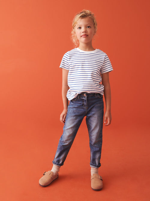 Dsiney Kidz - White Stripe T-Shirt (3-16yrs) image 1