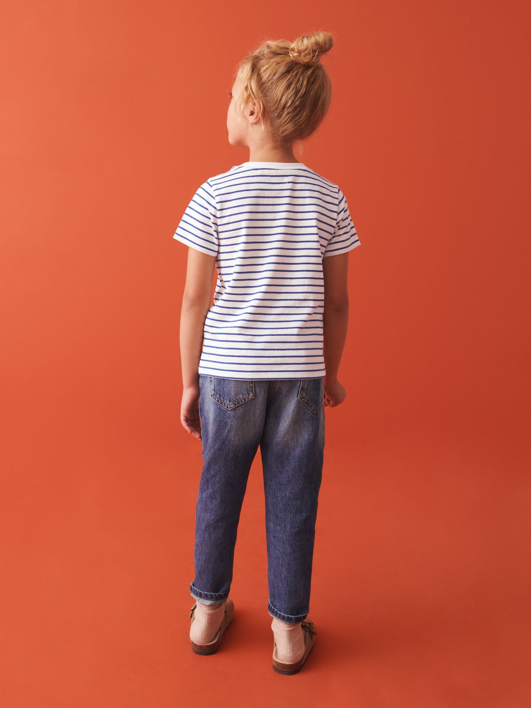 Dsiney Kidz - White Stripe T-Shirt (3-16yrs) image 4