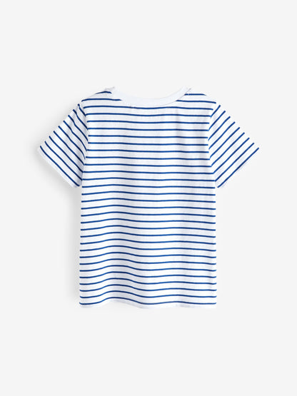 Dsiney Kidz - White Stripe T-Shirt (3-16yrs) image 6