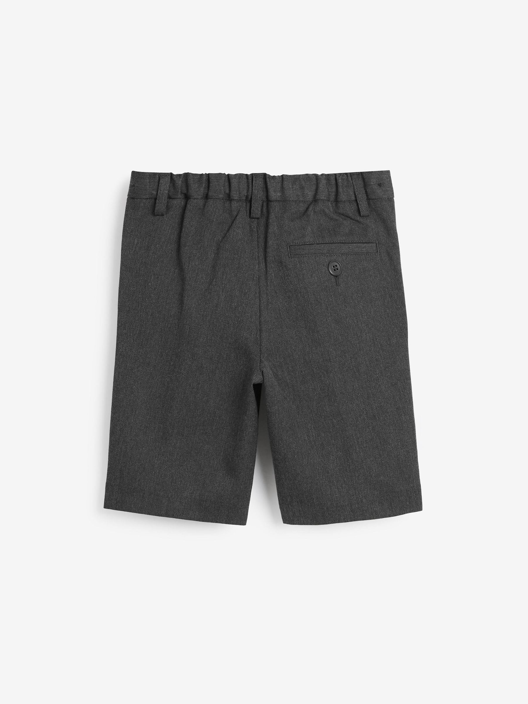 Dsiney Kidz - Grey Single Flat Front School Shorts (3-14yrs) image 2