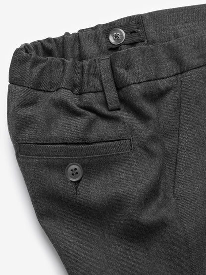 Dsiney Kidz - Grey Single Flat Front School Shorts (3-14yrs) image 3