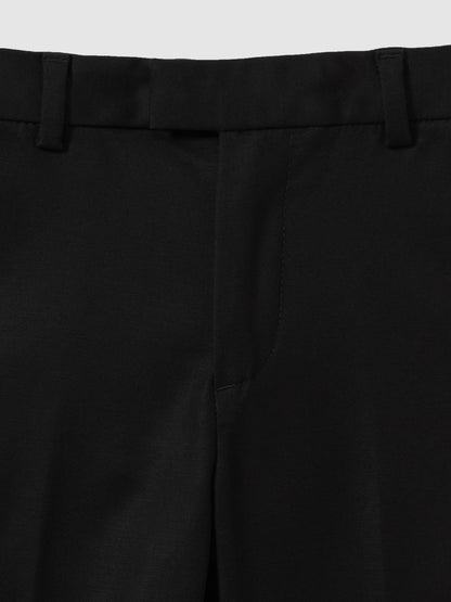 Reiss Black Eastbury 9-13 yrs Slim-Fit Cotton-Blend Chinos image 4