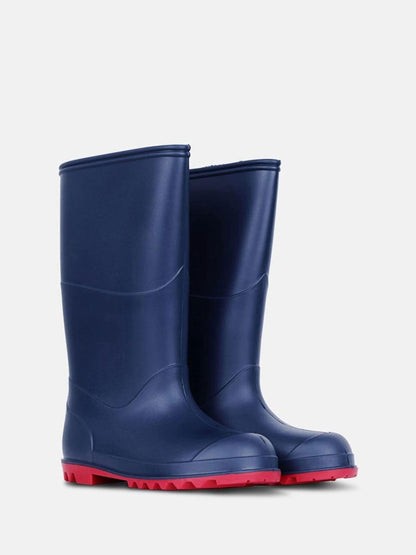 Muddy Puddles Navy Blue Classic Waterproof Wellies image 2