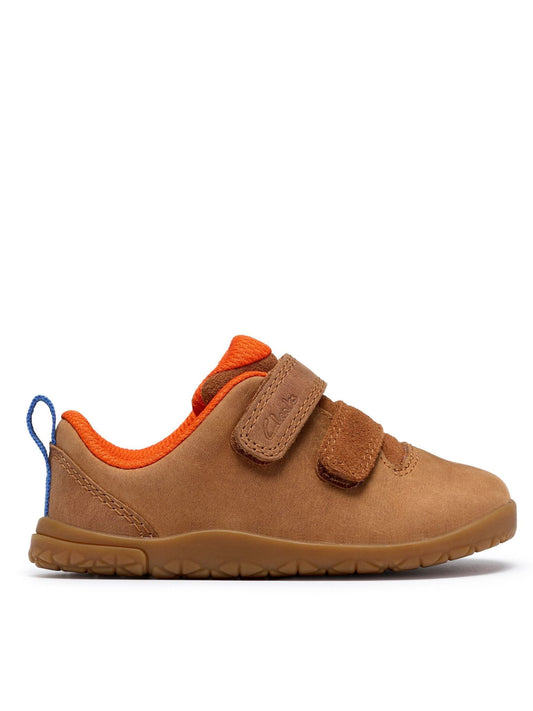 Dsiney Kidz - Clarks Brown Harbour Move Barefoot Toddler Shoes image 1