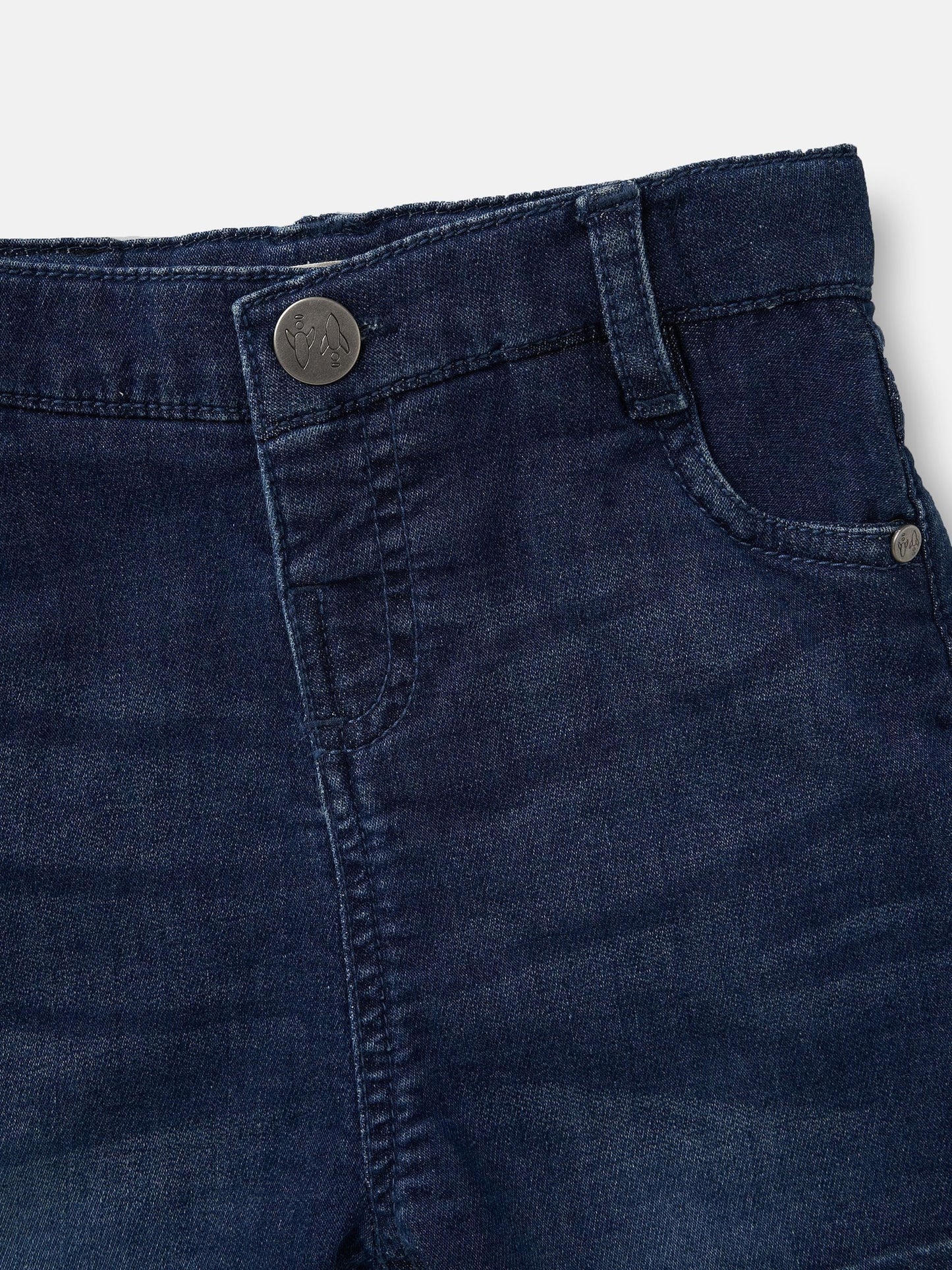 Dsiney Kidz - Angel & Rocket Blue Five Pocket Shorts image 3