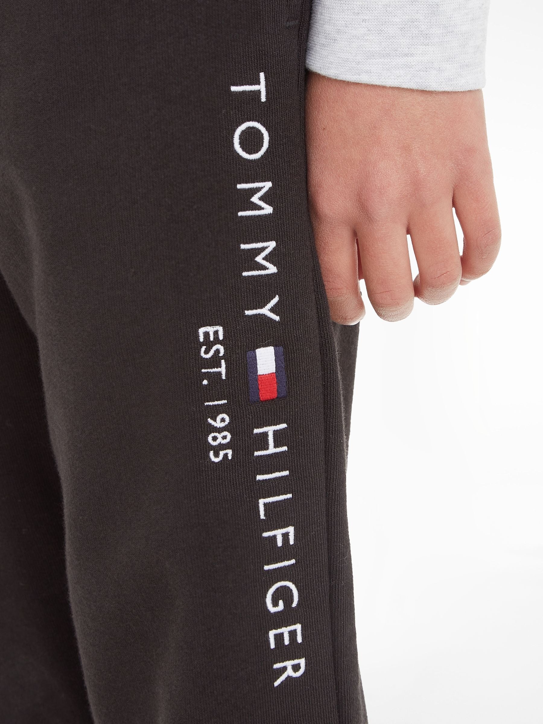 Tommy Hilfiger Black Essential Sweat Joggers image 3