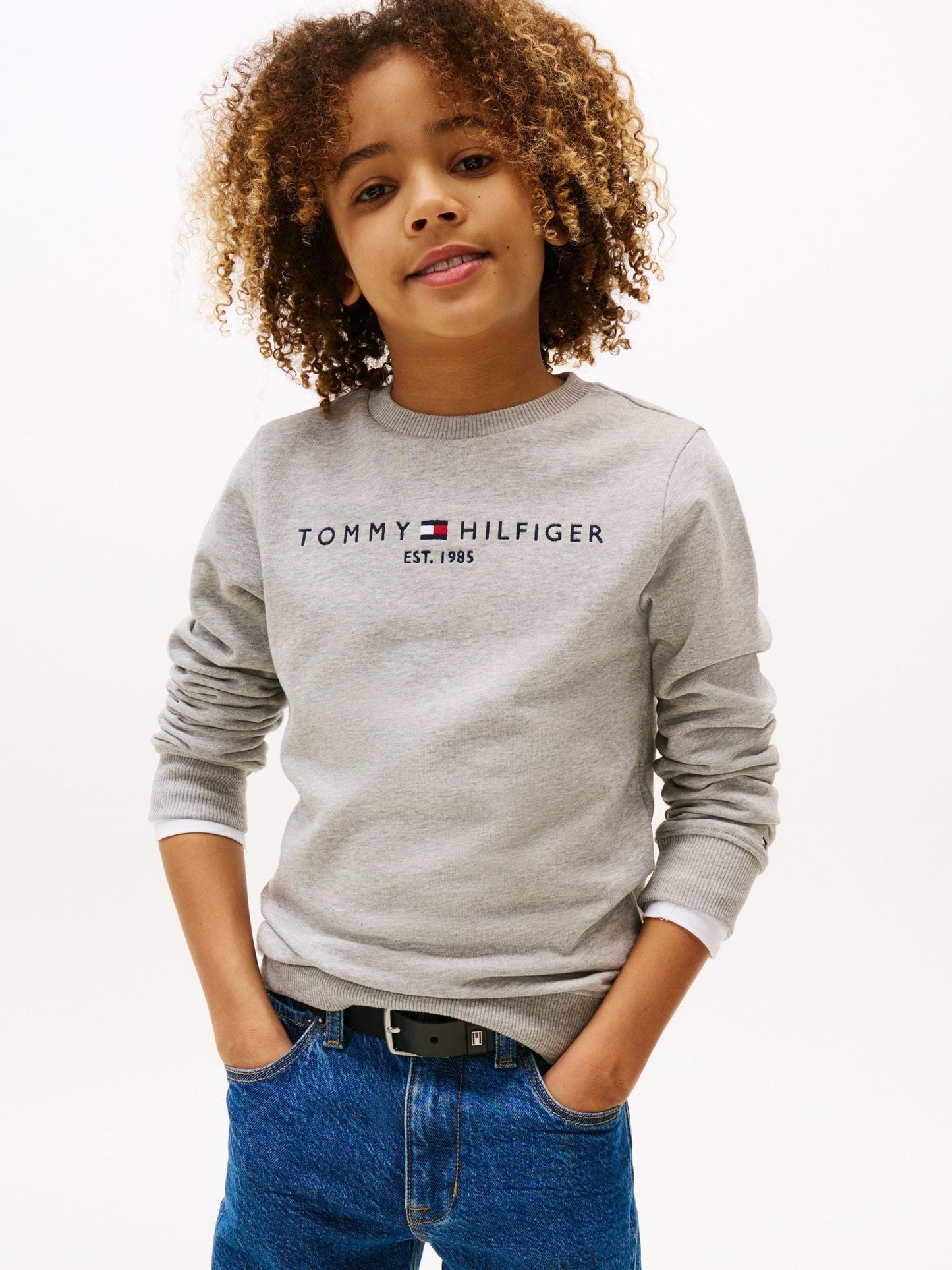 Dsiney Kidz - Tommy Hilfiger Grey Essential Sweatshirt image 1