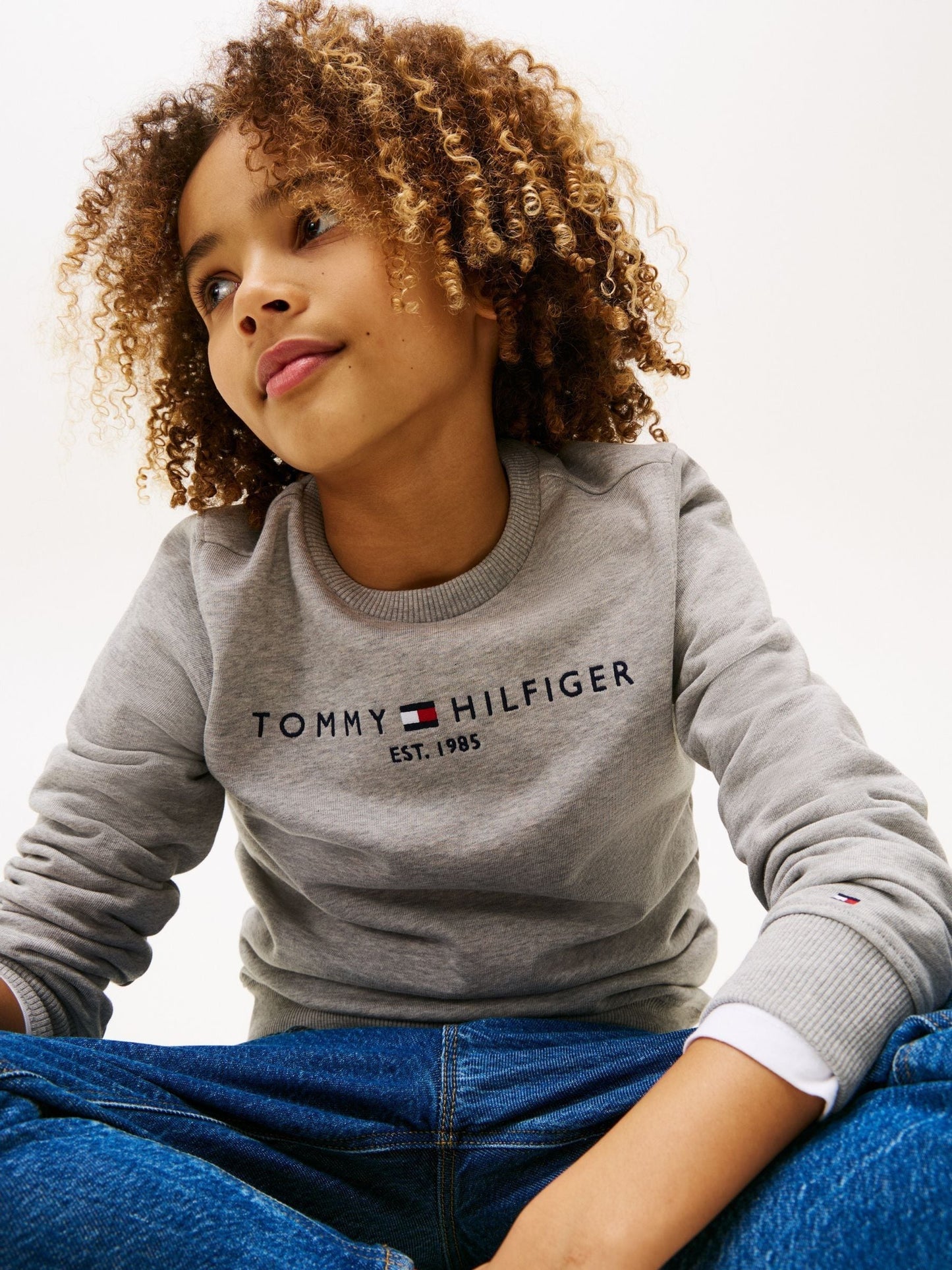 Dsiney Kidz - Tommy Hilfiger Grey Essential Sweatshirt image 4