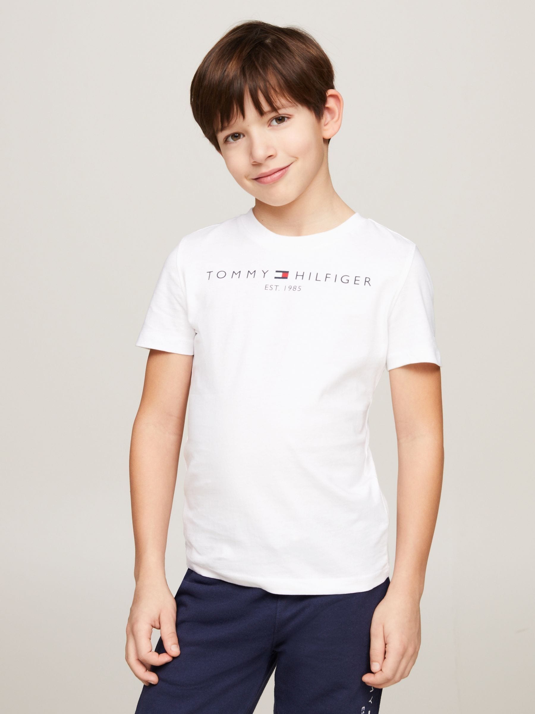 Tommy Hilfiger White Essential T-Shirt image 1
